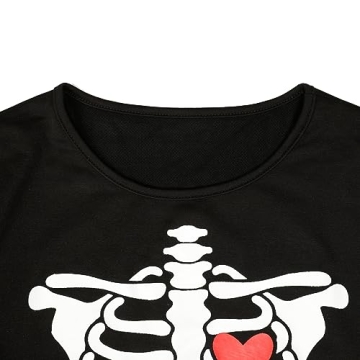 Stylish Womens Halloween Maternity Skeleton Sweatshirt