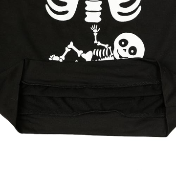 Stylish Womens Halloween Maternity Skeleton Sweatshirt