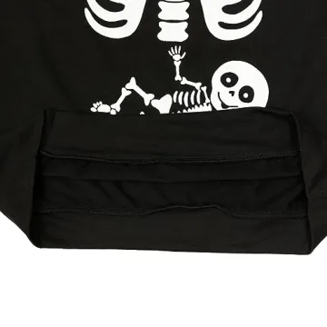Stylish Womens Halloween Maternity Skeleton Sweatshirt