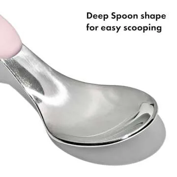 OXO Tot On-The-Go Fork and Spoon Set - Blossom