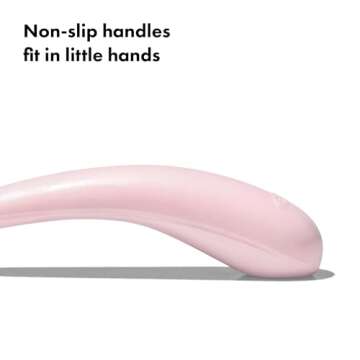 OXO Tot On-The-Go Fork and Spoon Set - Blossom