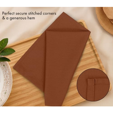 Ruvanti Soft Absorbent Cloth Napkins Set of 12