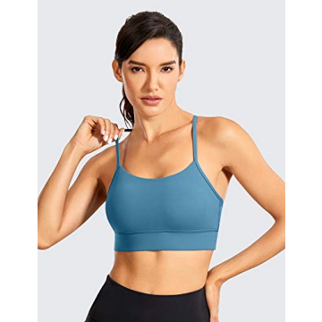 CRZ YOGA Y Back Racerback Sports Bra for Women