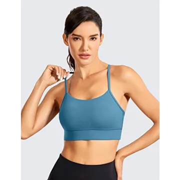 CRZ YOGA Y Back Racerback Sports Bra for Women