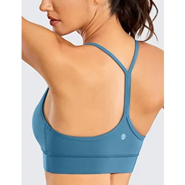 CRZ YOGA Y Back Racerback Sports Bra for Women