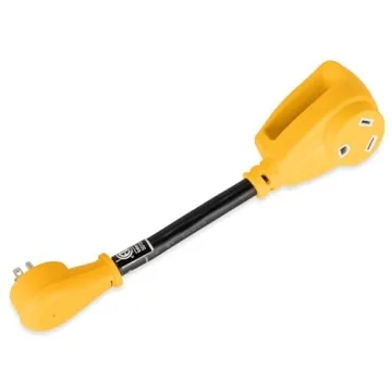 Camco RV Dogbone Adapter 15A - 30A Power Connection