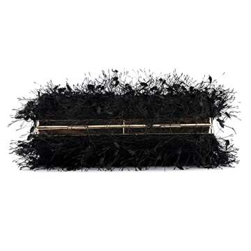 Olivia Miller Bea Evening Handbag with Feather Design