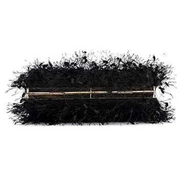 Olivia Miller Bea Evening Handbag with Feather Design