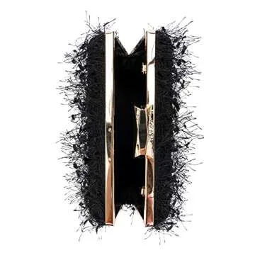 Olivia Miller Bea Evening Handbag with Feather Design