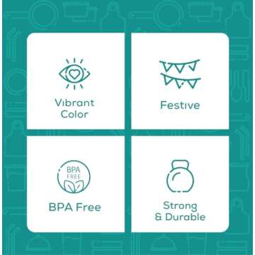 Comfy Package 12 oz Disposable Red Party Cups - 40 Count