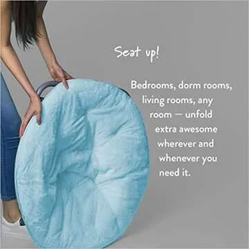 Urban Lifestyle Faux Fur Saucer Chair for Cozy Comfort