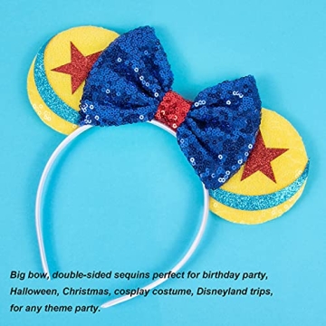 CHuangQi Cute Mouse Ears Headbands for All Ages
