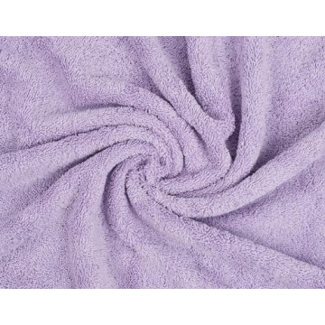 Luxurious 6 Piece Turkish Cotton Towel Set in Lilac