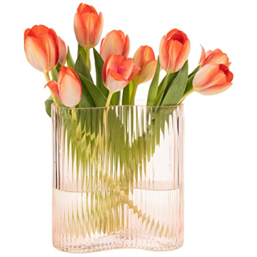 MOLIMAO Glass Vase for Unique Flower Displays