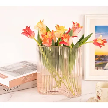 MOLIMAO Glass Vase for Unique Flower Displays