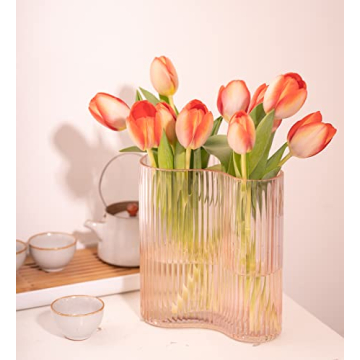 MOLIMAO Glass Vase for Unique Flower Displays