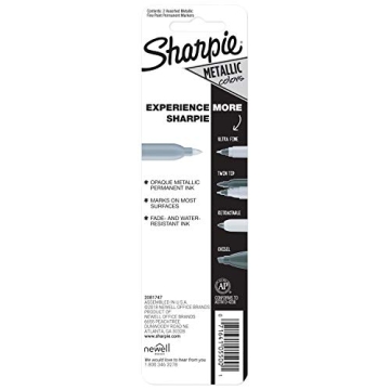 Sharpie Metallic Permanent Markers in Gold - Fine Point