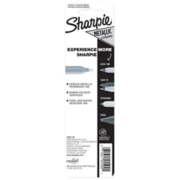 Sharpie Metallic Permanent Markers in Gold - Fine Point