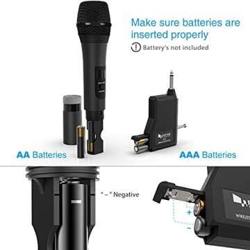 Fifine K025 Wireless Microphone for Karaoke and Events