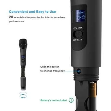 Fifine K025 Wireless Microphone for Karaoke and Events