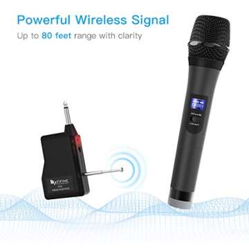 Fifine K025 Wireless Microphone for Karaoke and Events