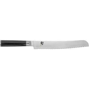 Shun 9” Serrated Bread Knife – Classic Japanese Design
