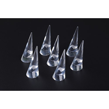Buy Clear Acrylic Ring Display Holders - Pack of 10