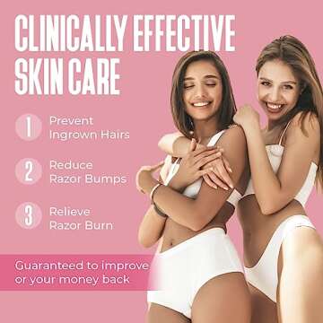 Razor Bump Stopper with Dark Spot Remover, Ingrown Hair Treatment for Bikini Area and Razor Bumps Tr...