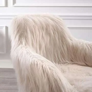 Stylish Linon Fiona Chrome Base Office Chair in Pink