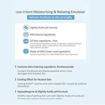 Hypoallergenic SoonJung Moist Emulsion for Sensitive Skin