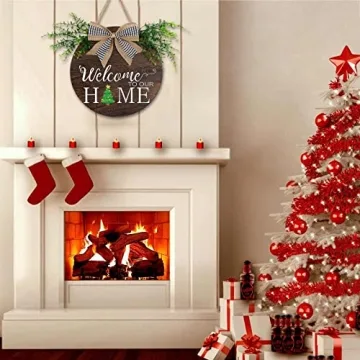 OurWarm Interchangeable Welcome Sign for Every Season