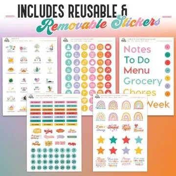 Our Happy Nest Clear Acrylic Calendar for Fridge