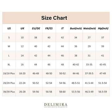 DELIMIRA Women's Shapewear Shorts Tummy Control Plus Size High Waisted Panties High Compression Thigh Slimmer Beige 1X