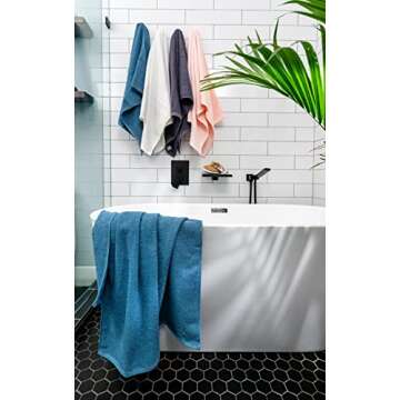 Popcorn Textured Bath Towels - Luxury at Home