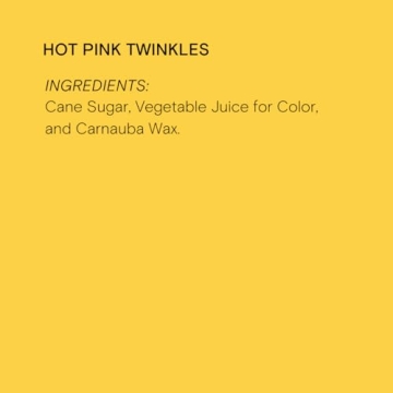 Supernatural Twinkles Hot Pink Sprinkles Vegan 3oz