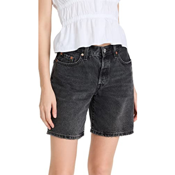Levi's Women's 501 90s Shorts in Yesterday Black