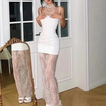 Hesaco Lace Dress - Elegant Summer Maxi for Women