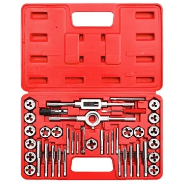 EFFICERE 40-Piece Premium Tap and Die Set for All Metals