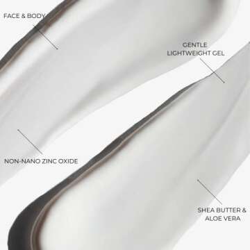 Sonrei Clearly Zinq Mineral Face and Body Zinc Athleisure Sunscreen Gel SPF 60 (3.40 Fl Oz (Pack of 1))