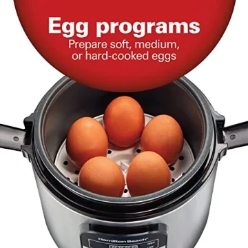 Hamilton Beach Digital Rice Cooker Steamer Compact Versatile