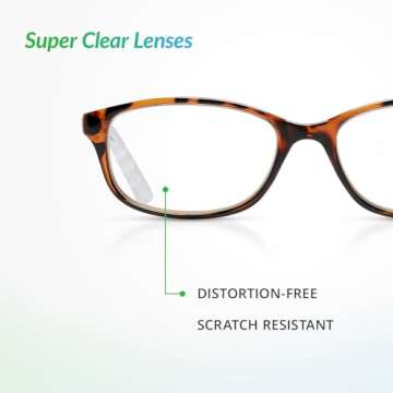 SAV VK Couture E9082 Reading Glasses For Women - Durable, Lightweight, Fashionable Readers