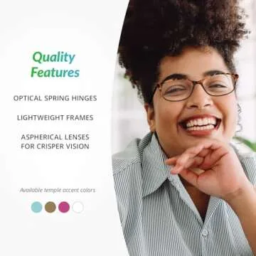 SAV VK Couture E9082 Reading Glasses For Women - Durable, Lightweight, Fashionable Readers