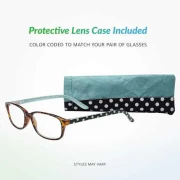 SAV VK Couture E9082 Reading Glasses For Women - Durable, Lightweight, Fashionable Readers