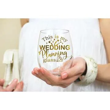 Stemless Wine Glasses for Wedding Planning Celebrations