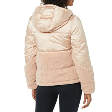 Stylish Sherpa Puffer Jacket for Women - Cozy & Versatile
