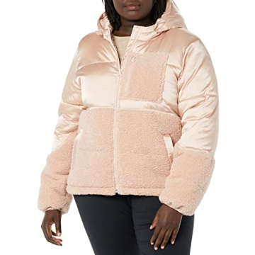 Stylish Sherpa Puffer Jacket for Women - Cozy & Versatile