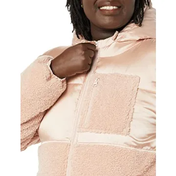 Stylish Sherpa Puffer Jacket for Women - Cozy & Versatile