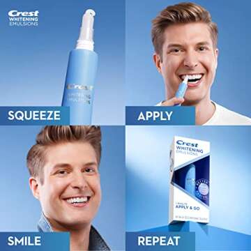 Crest Whitening Emulsions Leave-on Gel Kit with LED Light