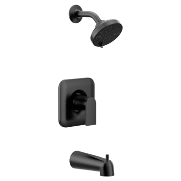 Moen Genta LX Shower Faucet Set Matte Black Eco-Friendly