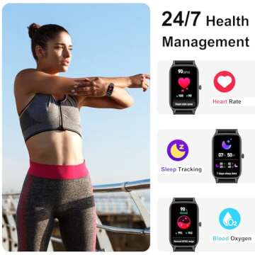 All-in-One Smartwatch with Call and Fitness Tracking Features